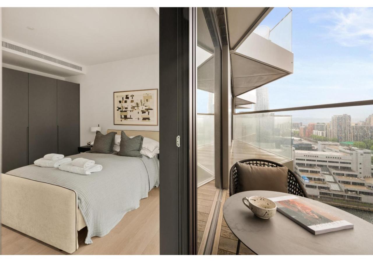 Elegant And Modern Apartments In Canary Wharf Right Next To Thames London Exterior photo